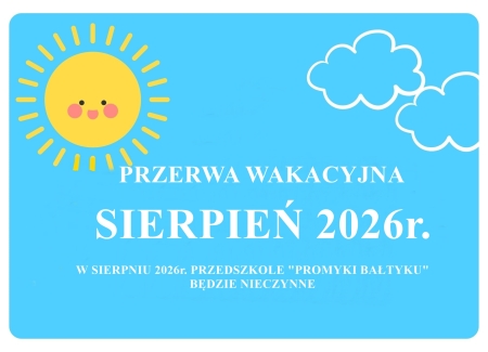 Termin przerwy wakacyjnej 2026r.